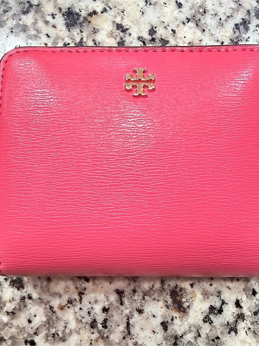 Tory Burch Zip Around Wallet in Pink Like New